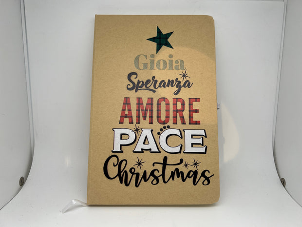 Taccuino Amore Pace Christmas