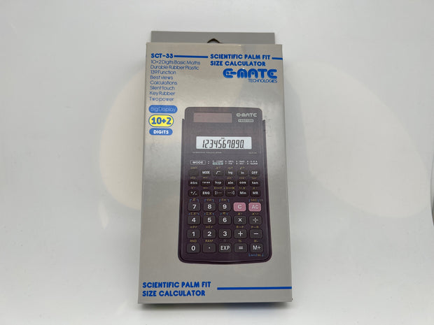 Calcolatrice E-MATE SCT33 10+2 DIGITS