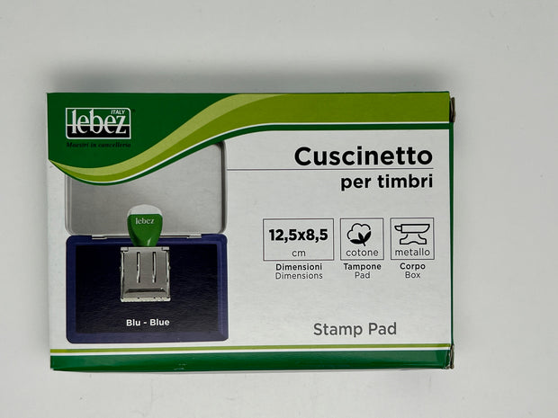 Cuscinetto per Timbri - 12.5x8.5cm BLU