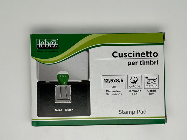 Cuscinetto per Timbri - 12.5x8.5cm NERO