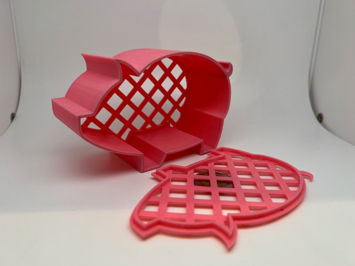 Salvadanaio Maialino 3D apribile - Vari colori. – stampatello