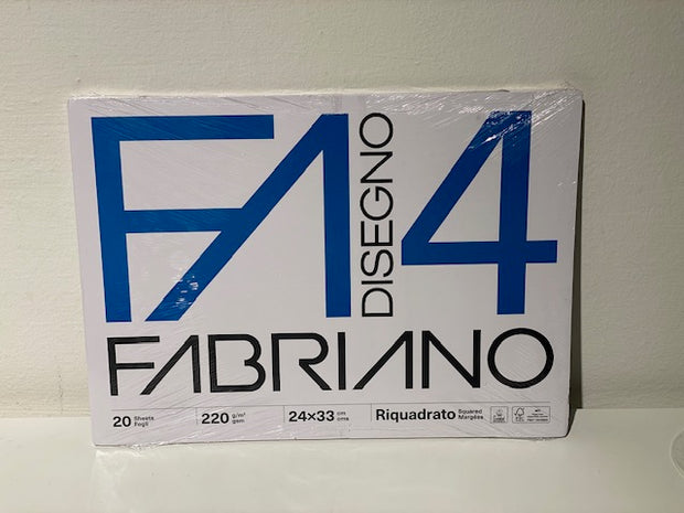 Album FABRIANO - LISCIO RIQUADRATO 220gr 24x33 - 20 fogli